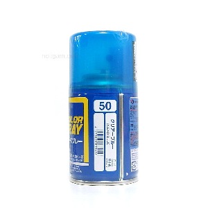 스프레이 S-50  CLEAR BLUE (광택) / 클리어블루 반투명 블루